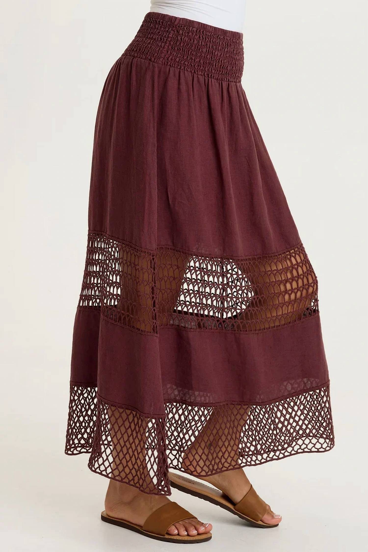 Xcvi - Fola Cotton Crochet Lace Skirt
