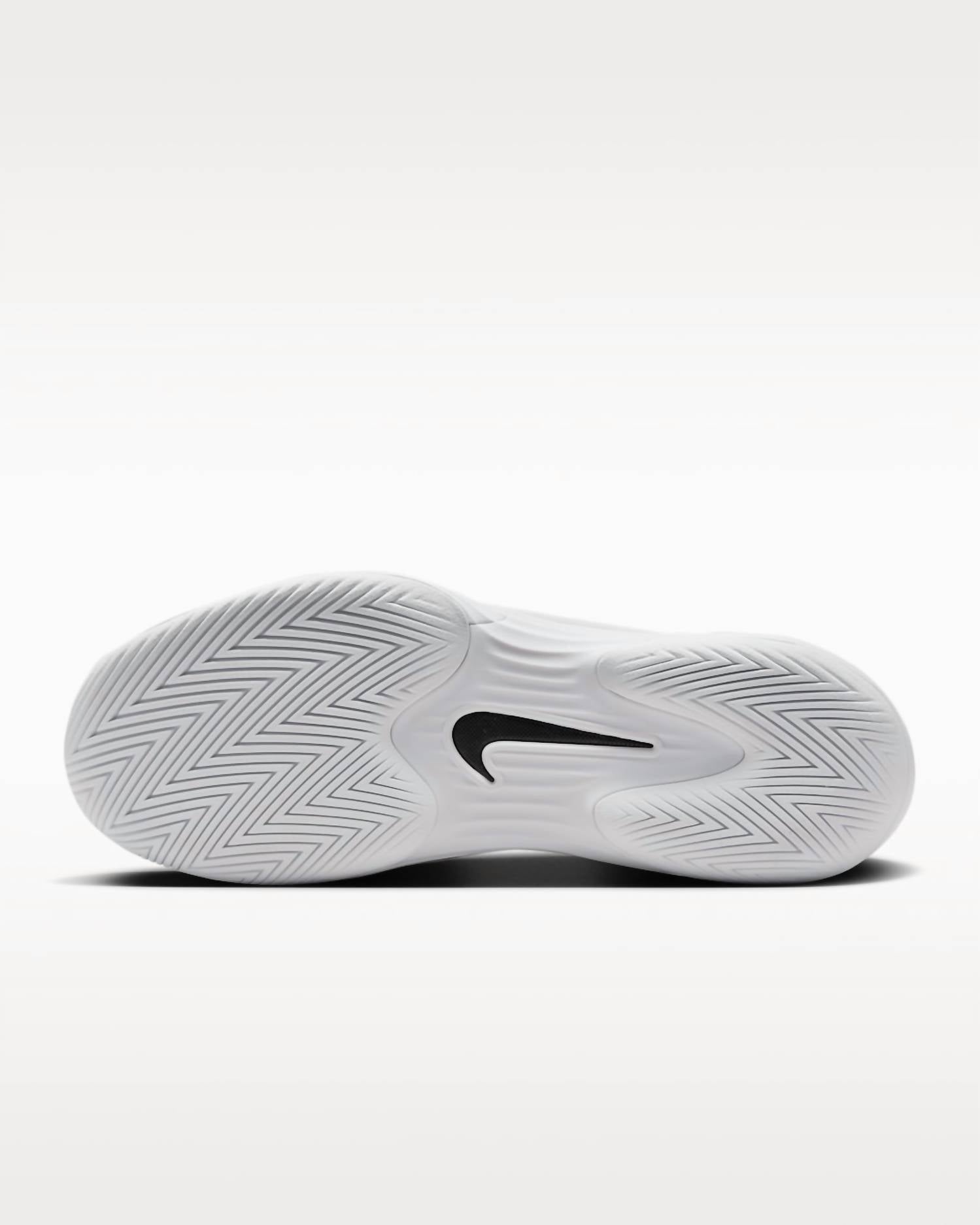 NIKE Women's Vapor 12 Hard Court Tennis Shoes in white black summit white - women's shoe - view 4