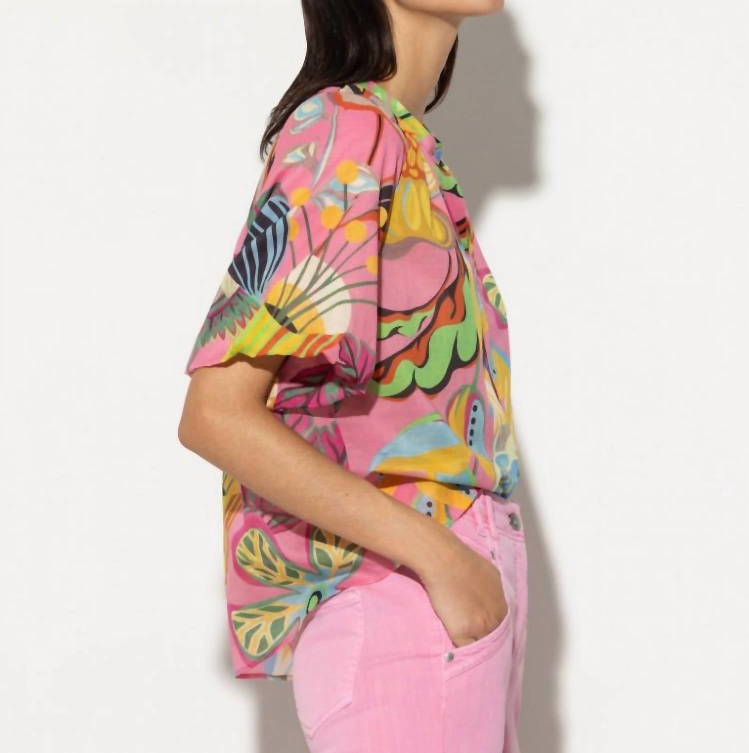 Luisa Cerano - Caribbean Print Blouse