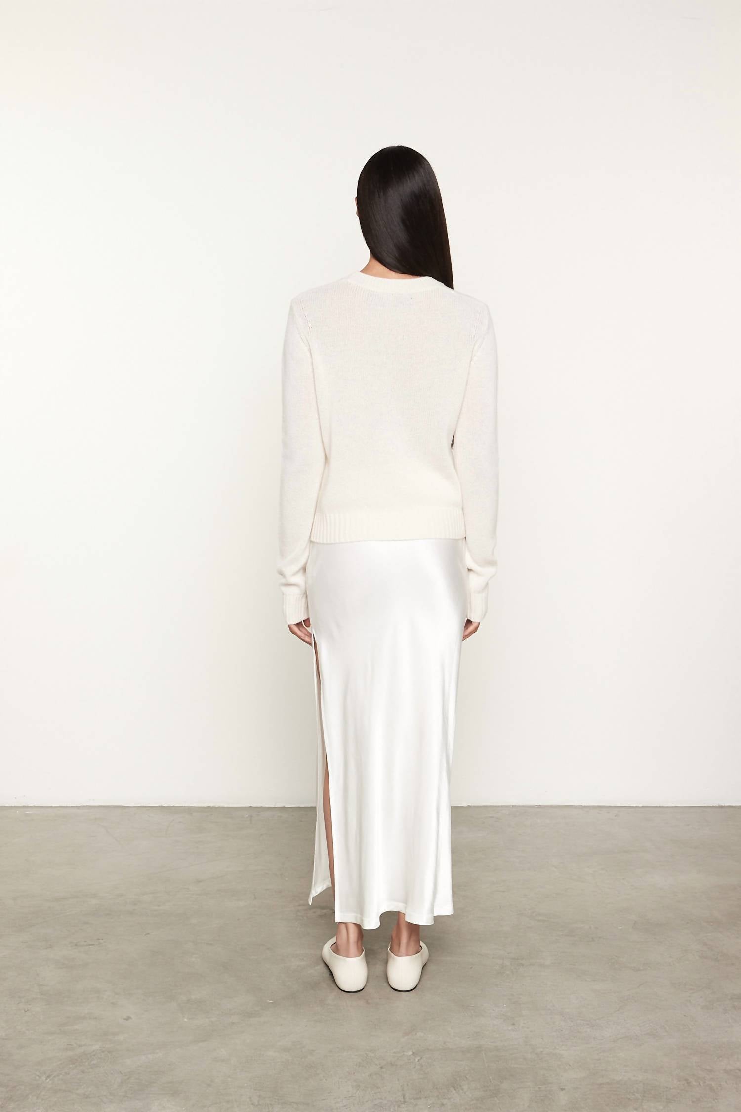 Enza Costa - SATIN BIAS CUT SKIRT