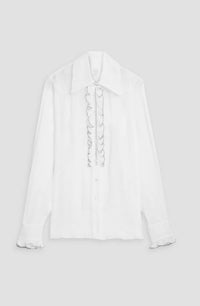 Anna Sui - Ruffled Lyocell-georgette Blouse