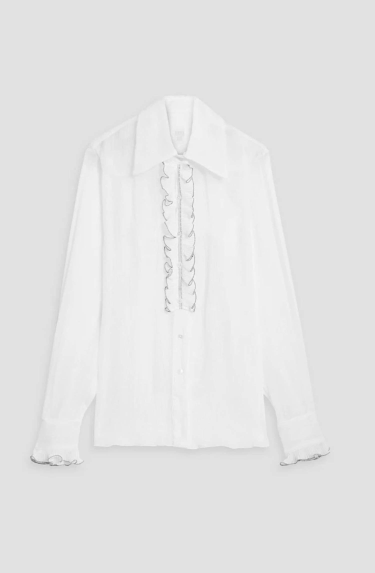 Anna Sui - Ruffled Lyocell-georgette Blouse