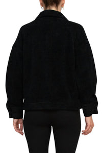 Velvet Heart - Collared Button Down Knit Jacket