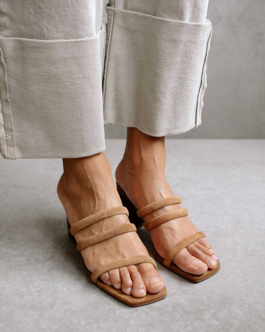 Indiana Brown Suede Sandals