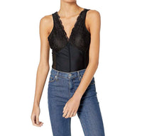 ASTR Austin Bodysuit in black - women's shirt - detail view