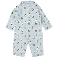 Petit Confection - Kids' Penguin Flannel Romper