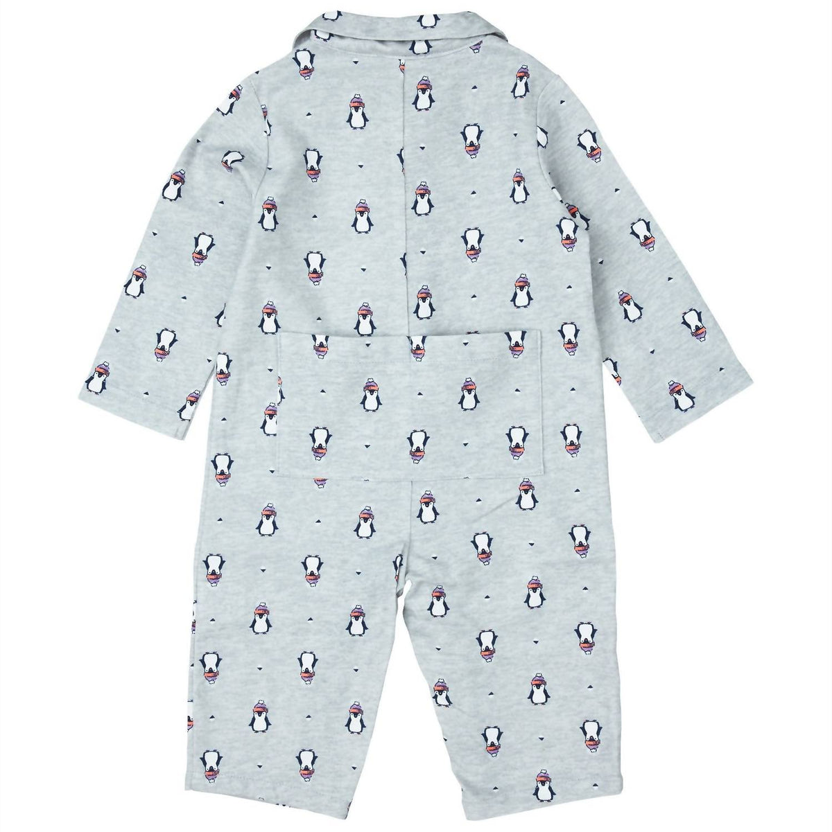 Petit Confection - Kids' Penguin Flannel Romper