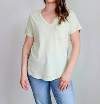 Michael Stars - Hayden Raw Edge Pocket Tee