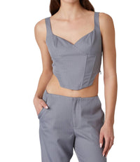 Nia - Noa Pin Stripe Corset Top