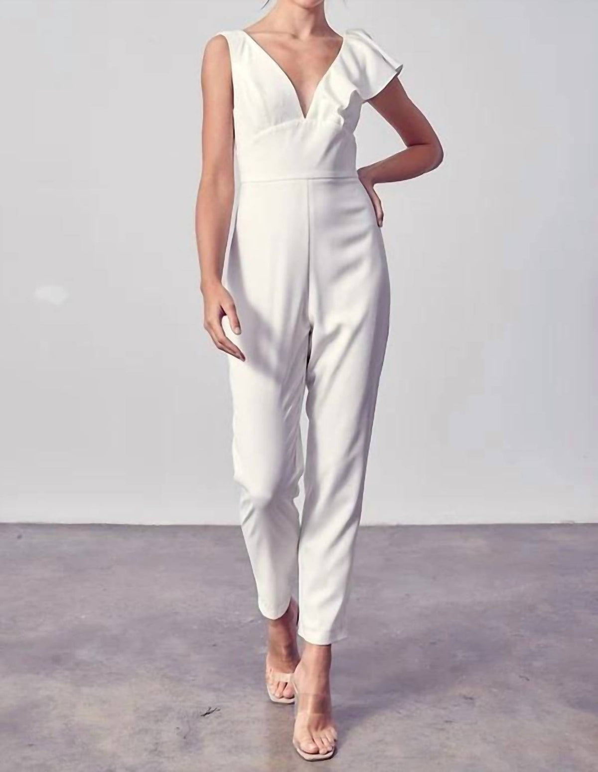 Do+Be - Woven Straight Leg Jumpsuit