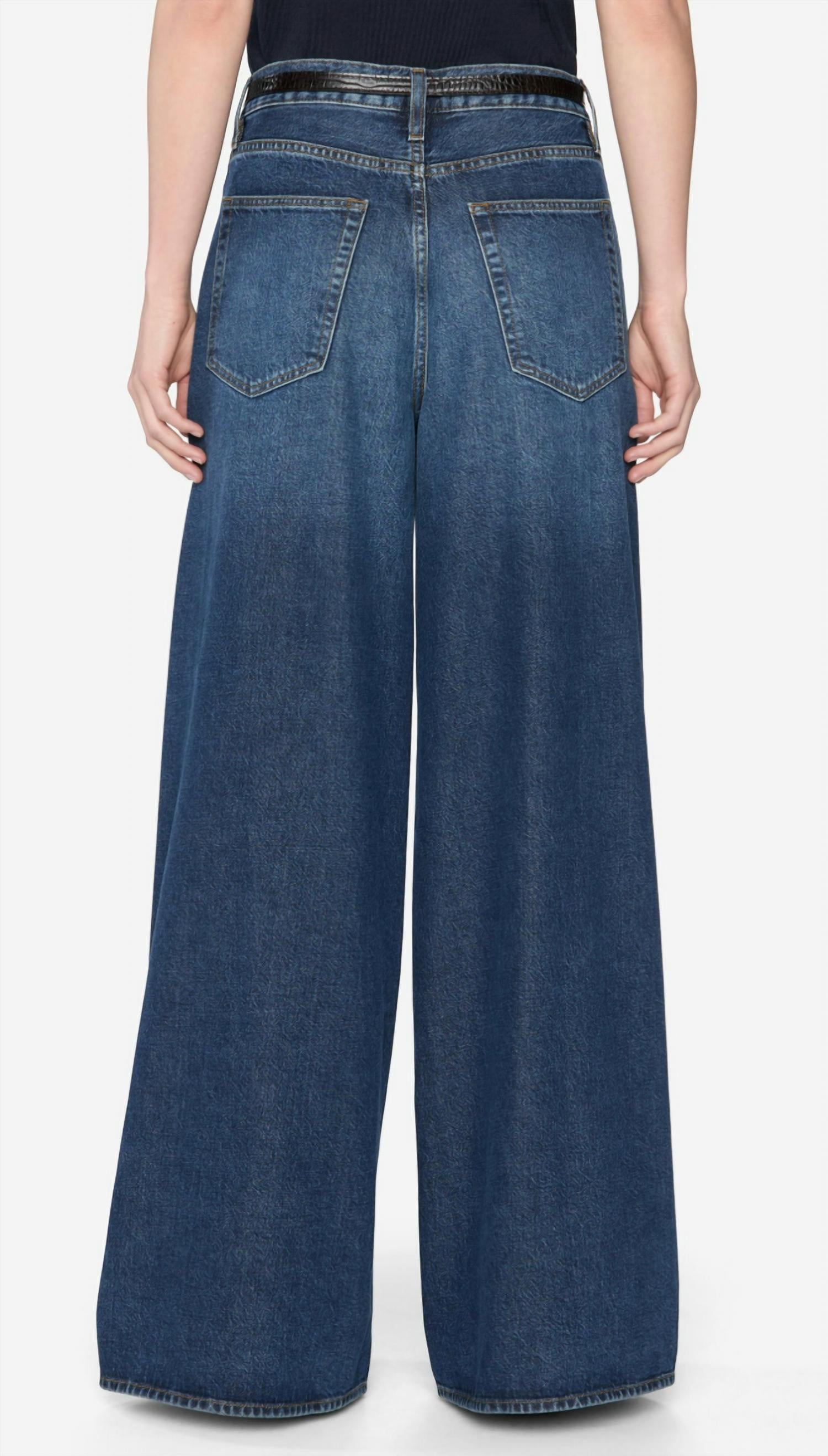 Frame - Drape Wide Leg Jeans