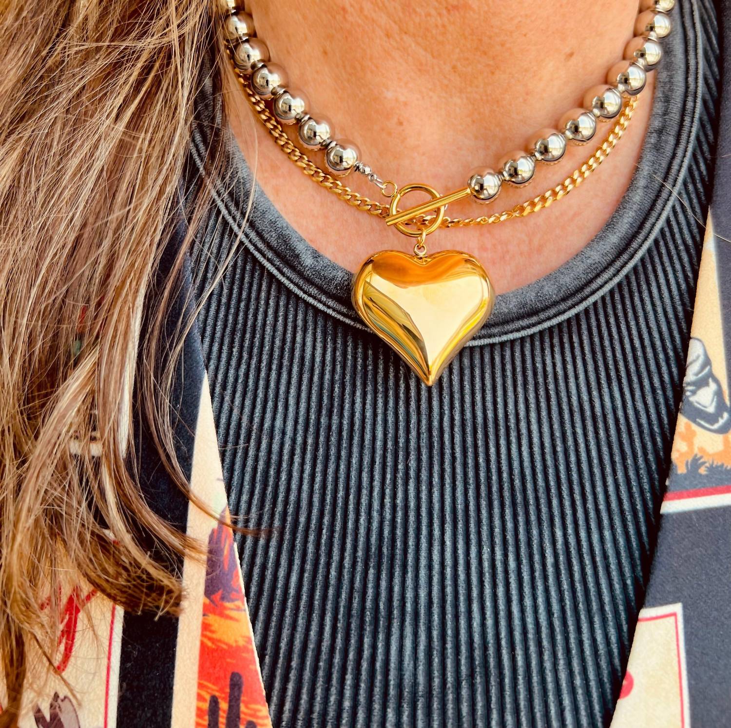 Chansuttpearls - Women's Mixed Metals Shiloh Necklace