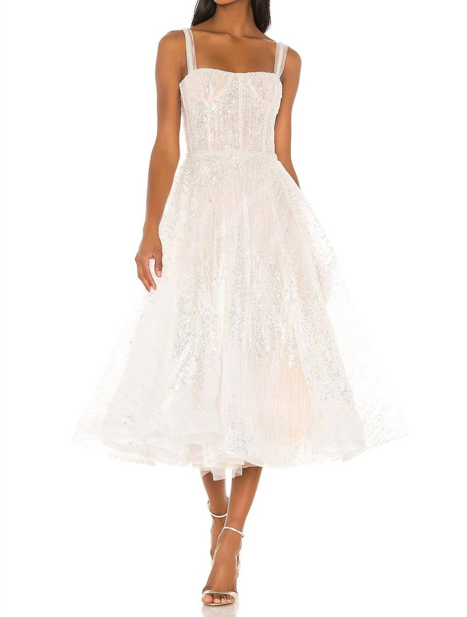 Bronx And Banco - Mademoiselle Bridal Midi Dress