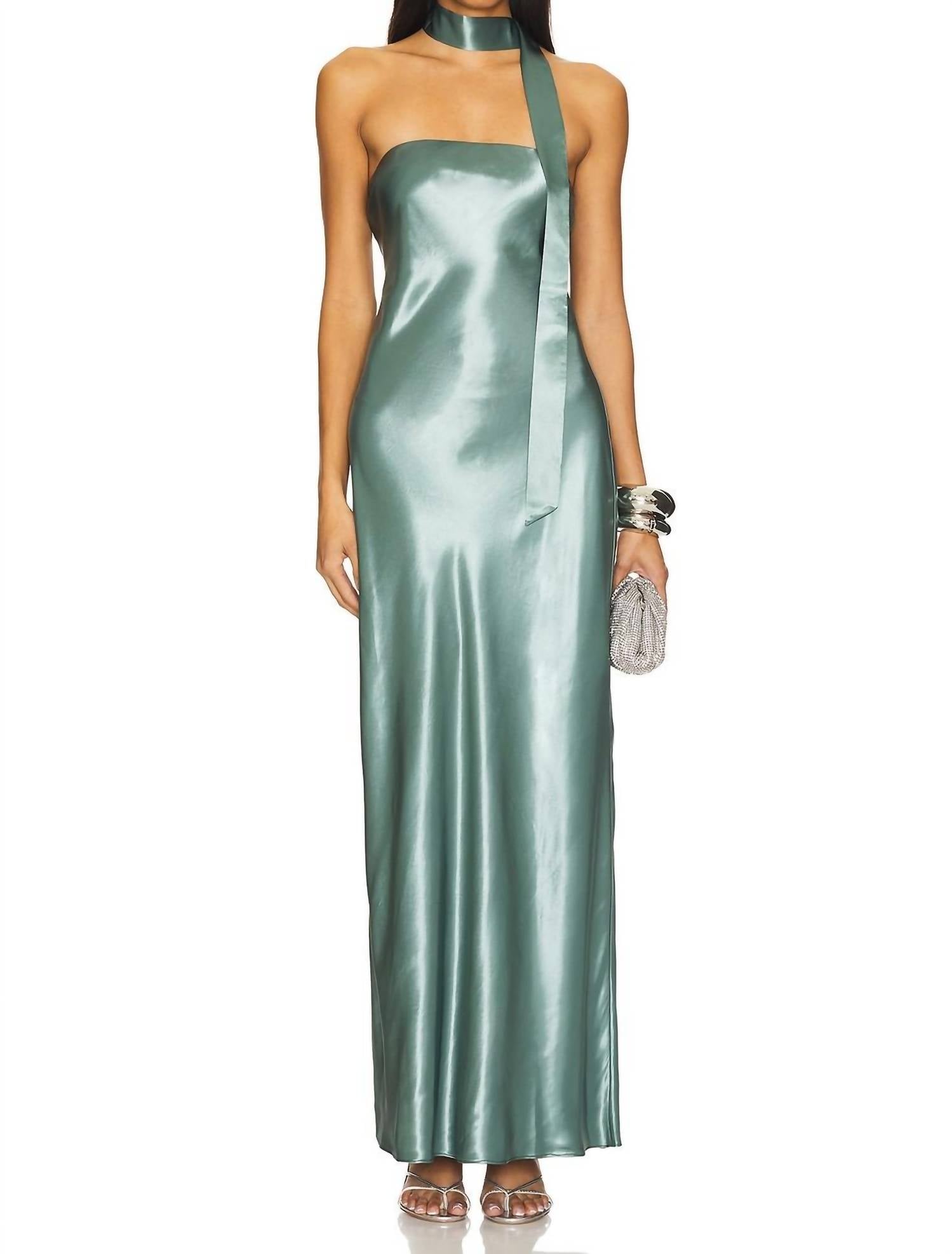 Line And Dot - Mariska Strapless Maxi Dress