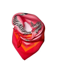 Kb'S Canvas - Women's Rain Or Stripe Silk Scarf