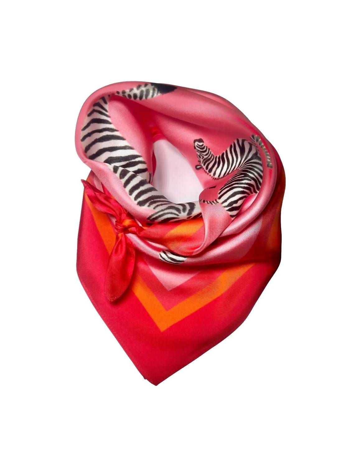 Kb'S Canvas - Women's Rain Or Stripe Silk Scarf