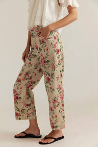 Free People - Deep Trance Printed Jeans