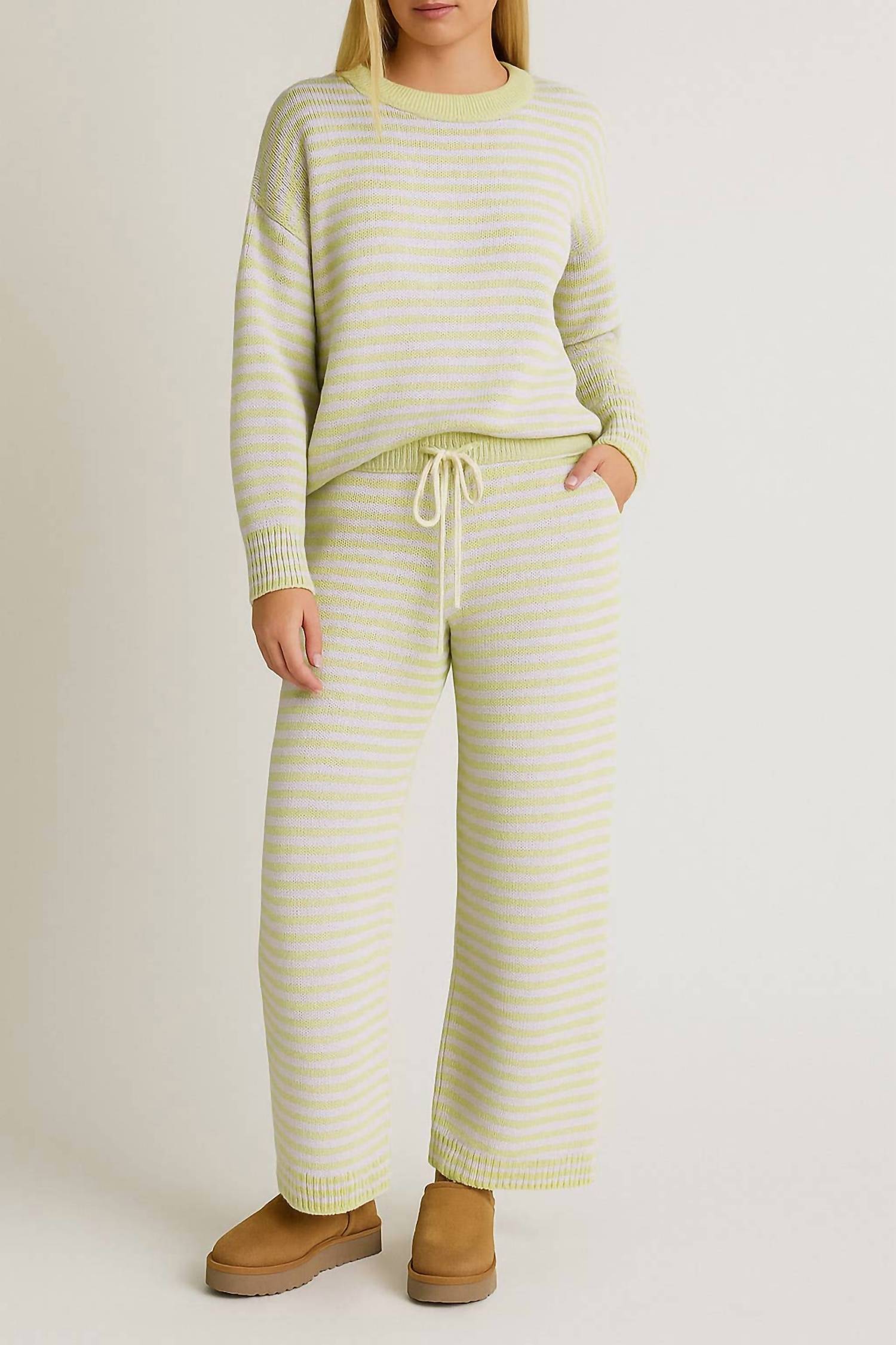 Le Lis - Stripe Sweater & Pants Set