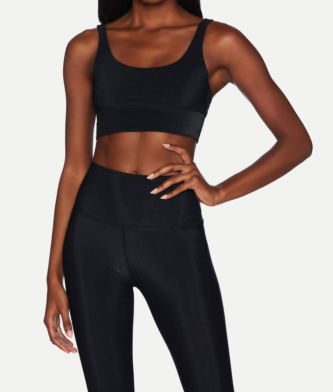 Beach Riot Leah Sport Tank Top in black - women's tank top