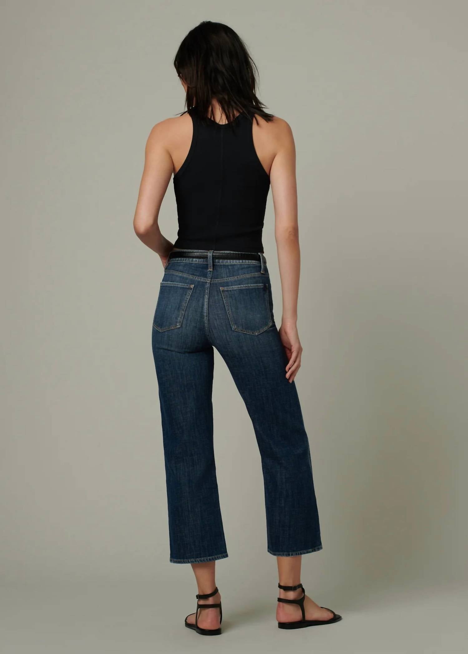 Joe'S Jeans - Blake High Rise Wide Leg Crop Jeans