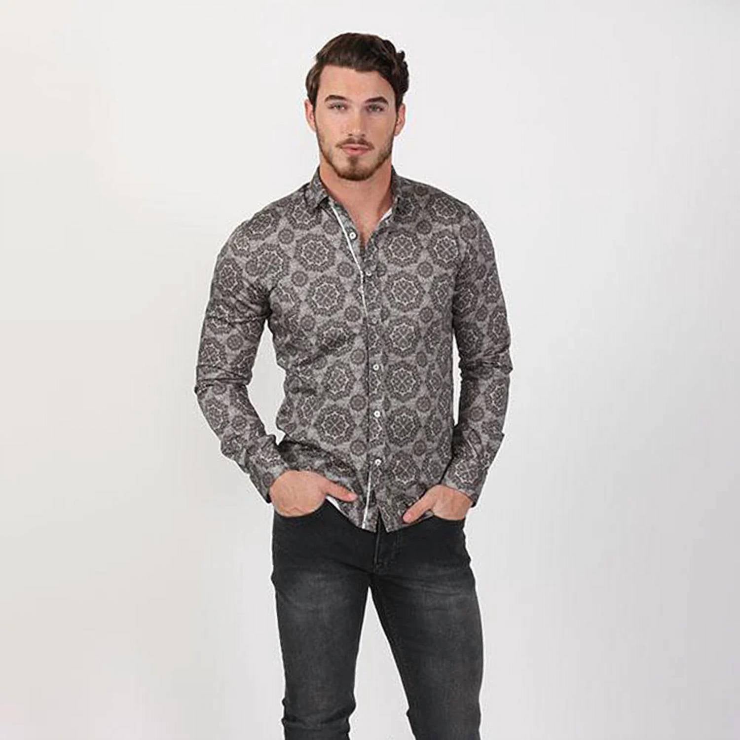 Eight X - Mandala Button Down Shirt