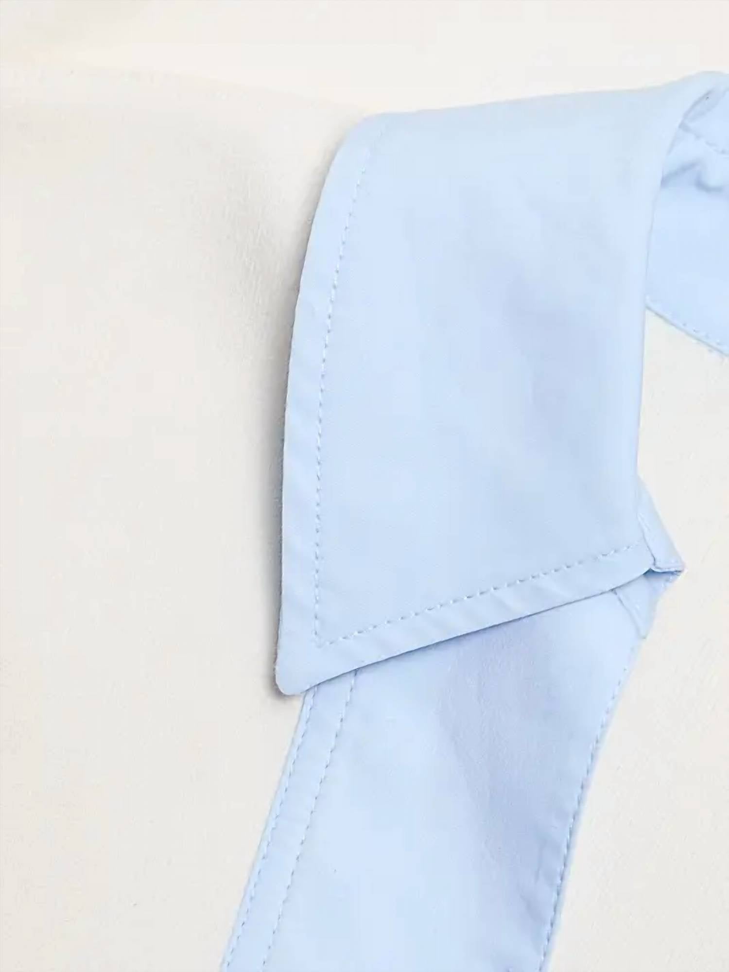 TANYA TAYLOR Whitney Top in white - women's shirt - view 6