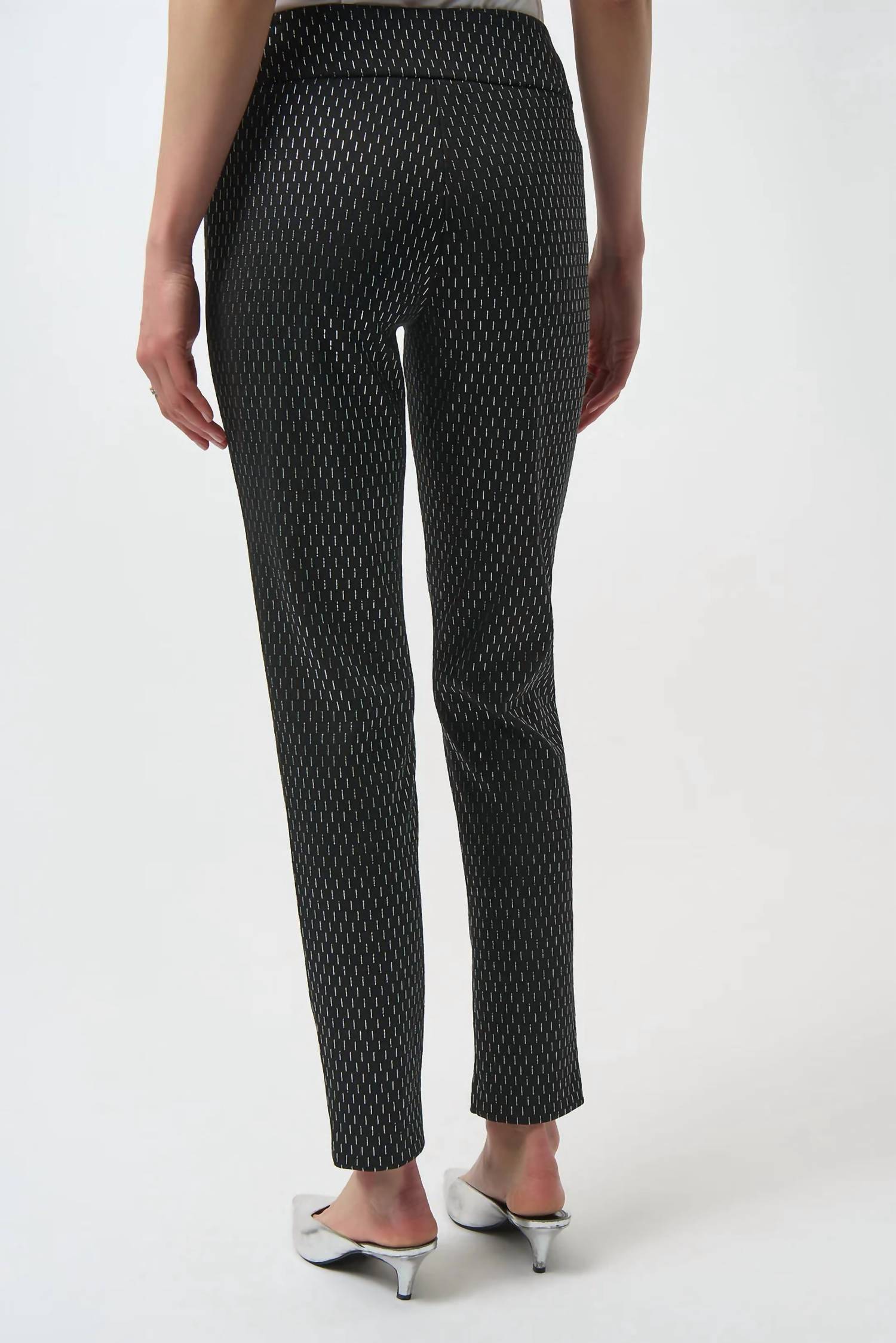 Joseph Ribkoff - Dot Print Pull On Slim Fit Pants