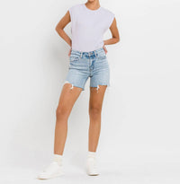 Vervet By Flying Monkey - High Rise Denim Shorts