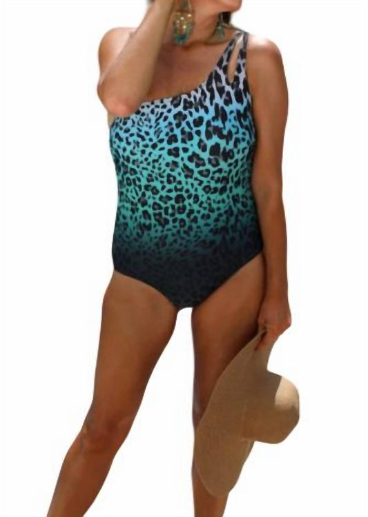 Jess Lea - Tahiti Travels Turquoise One Piece Swimsuit