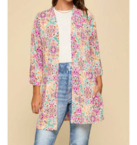 Dear Scarlett - Women's Open Front Cardigan