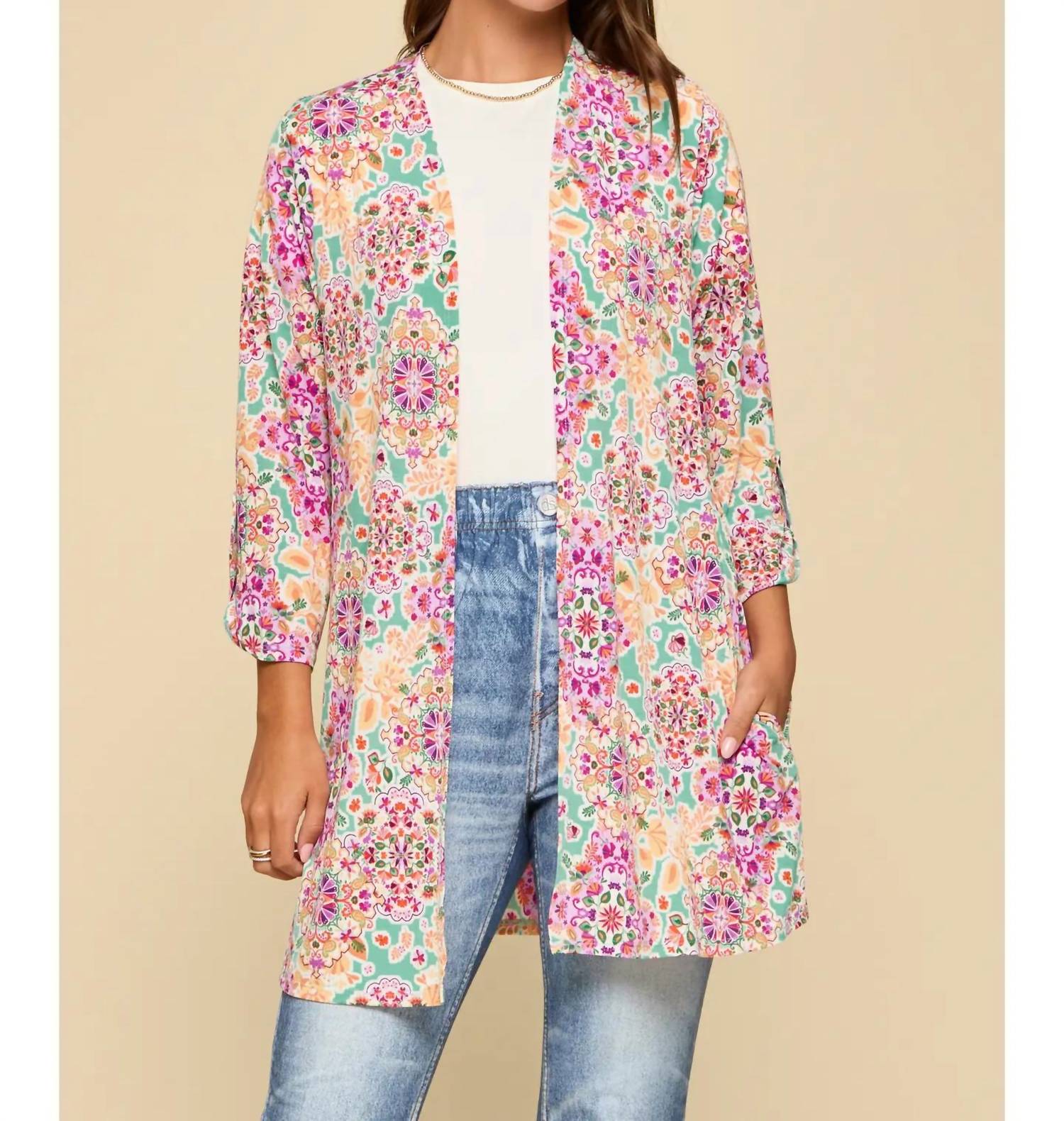 Dear Scarlett - Women's Open Front Cardigan