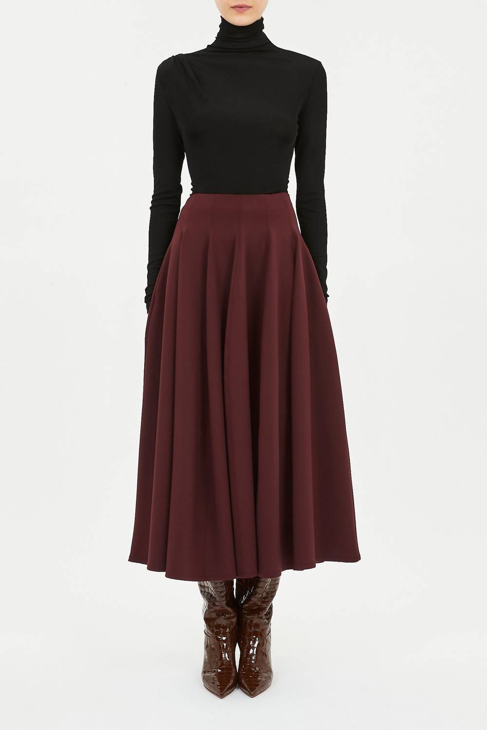 Ulla Johnson - Women's Rea High Waist Midi Skirt