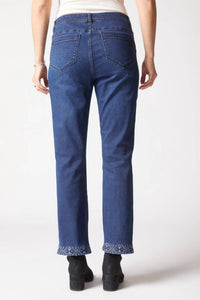 Habitat - Slim Ankle Embroidered Stretch Jeans