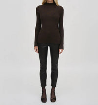 Rosetta Getty - Plisse Turtleneck Top