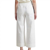 APIECE APART Women's Classic Merida Pant in cream - women's pants - detail view