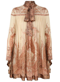 Zimmermann - Hypnotic Batwing Mini Dress