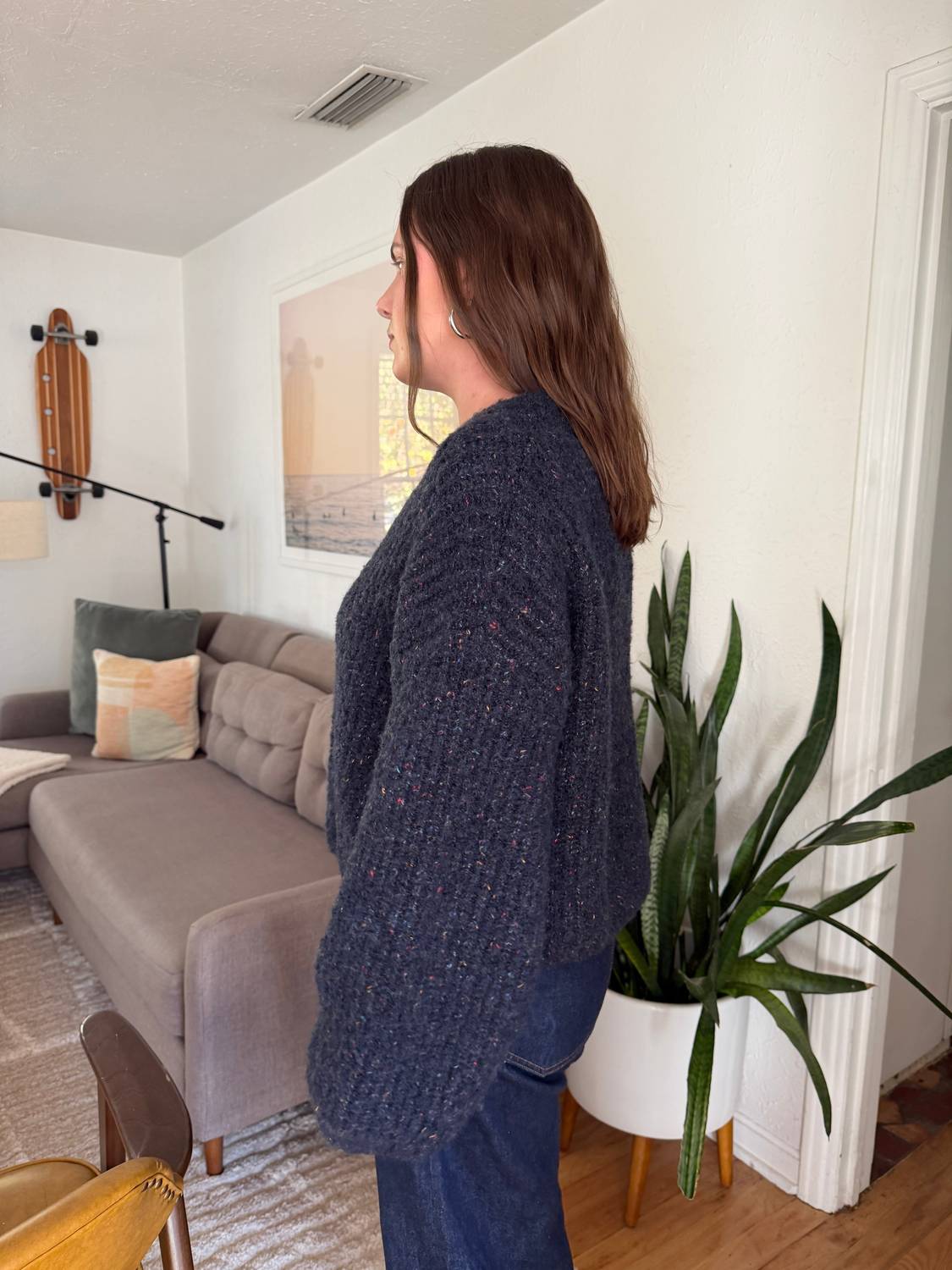 Sofie The Label - Briar Speckled Knit Button Cardigan