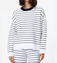 French Connection - Marley Striped Crewneck Sweater
