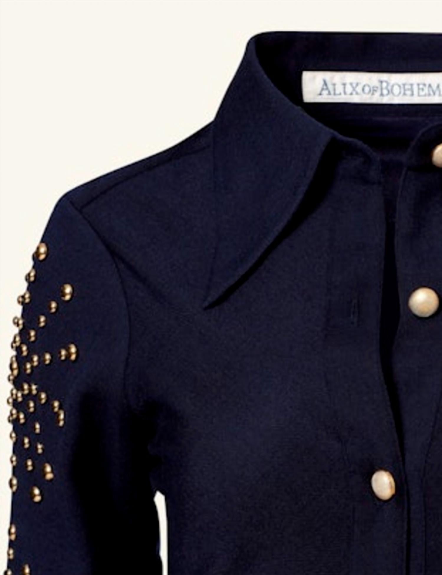 ALIX OF BOHEMIA Lotte Stud Maxi Dress in casino - women's dress - detail view