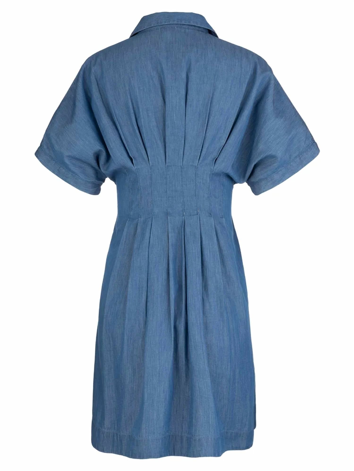 Kut From The Kloth - Women's Francesca Dolman Pleated Chambray Dress