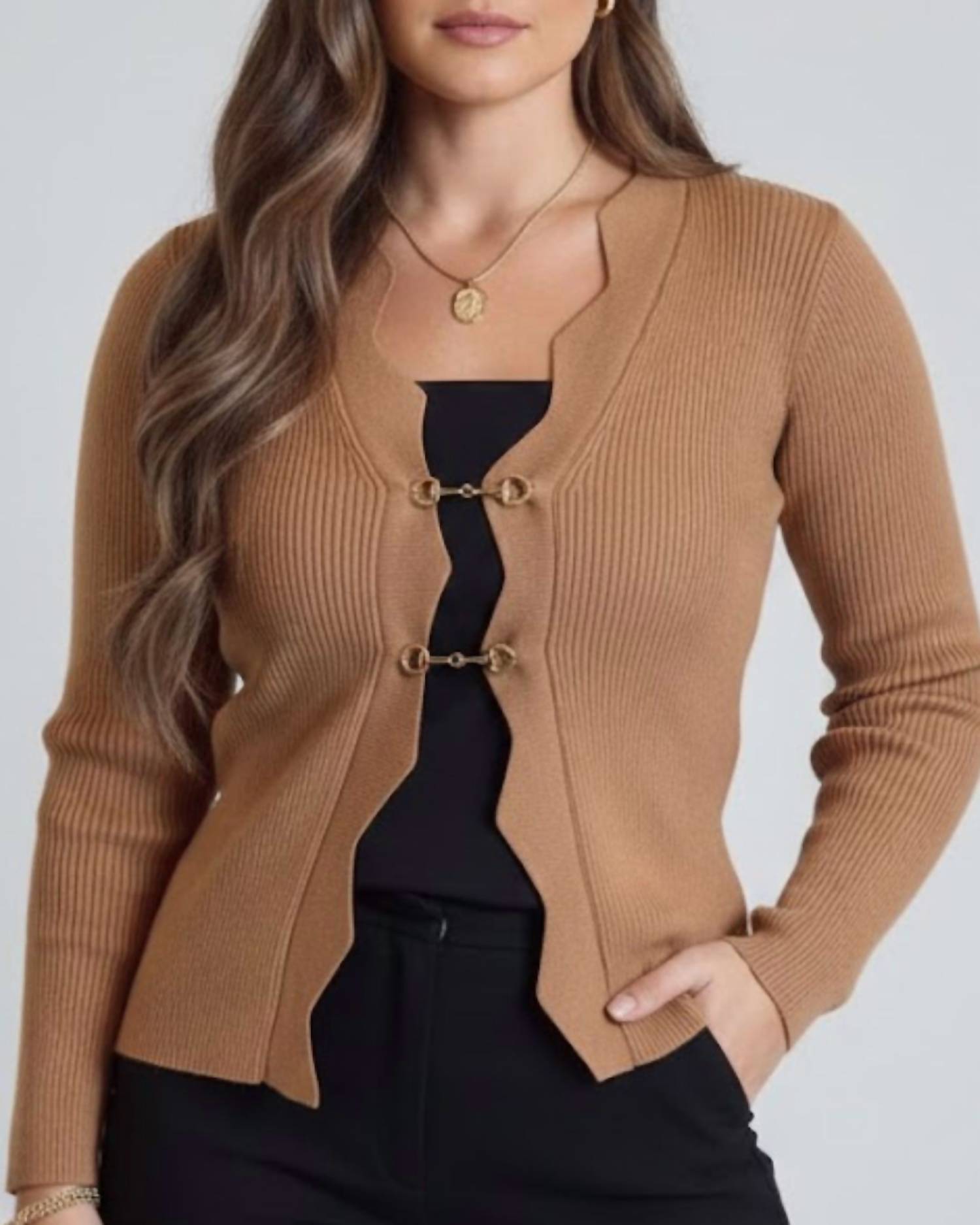 Fore - Horse Bit Cardigan Sweater