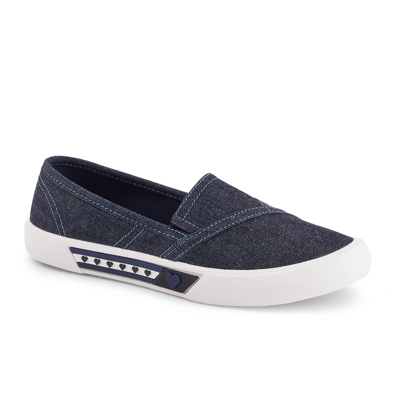 Andrea - Women's Canvas Flats Hearts