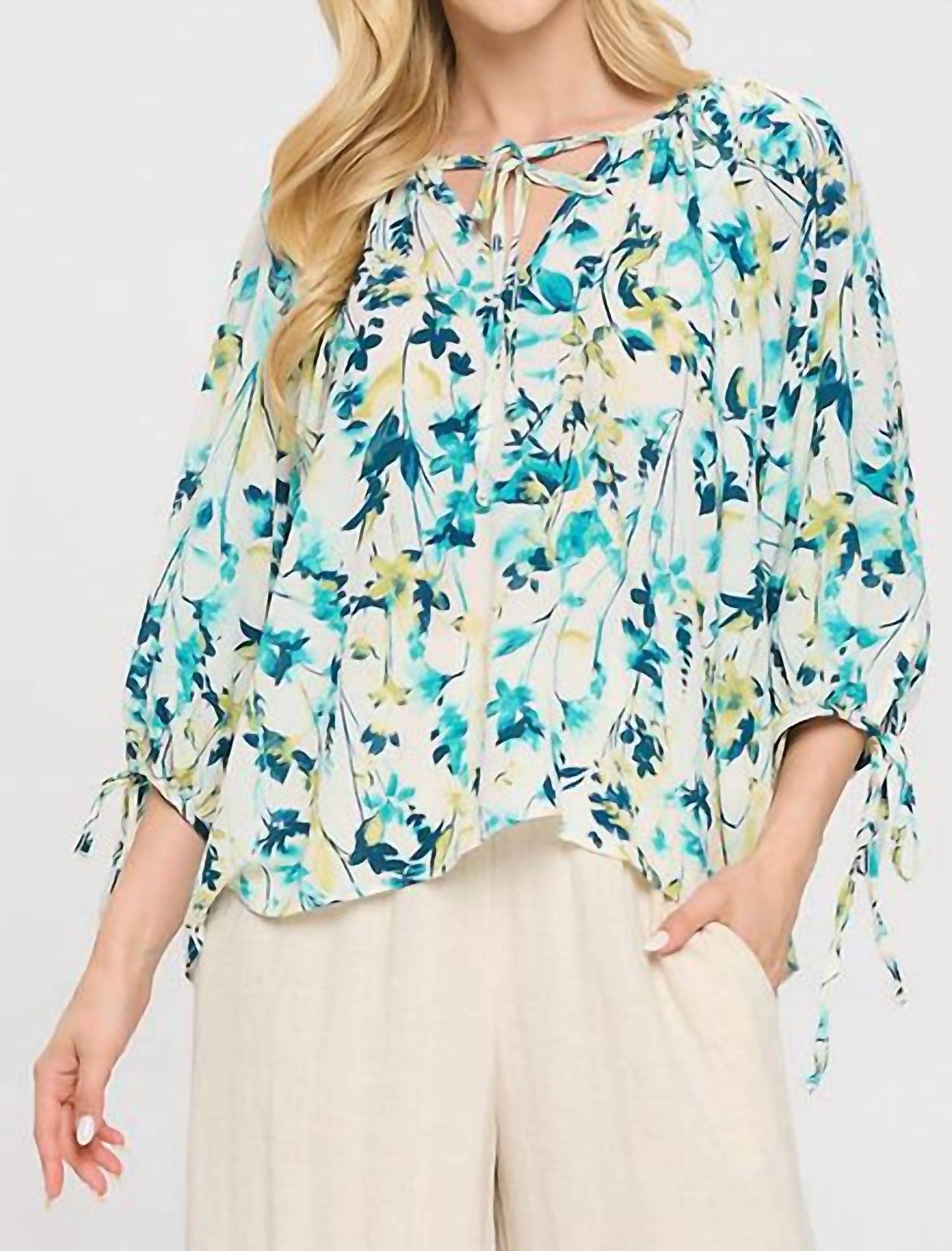 Reneec. - Floral Print Blouse