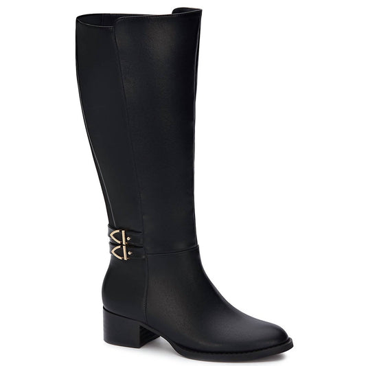 Andrea - Women's Tall Riding Boots With Elastic on Shaft