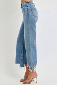 Risen - Daphne High Rise Crop Wide Jeans