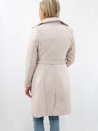 Coalition La - Vegan Wool Classic Stud Detail Coat