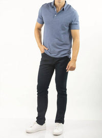 JACHS NEW YORK Straight Fit 5 Pocket Summer Commuter Pants in black - men's pants
