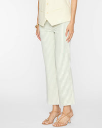 FRAME Reboot Crop Jeans in seamist stripe - women's pants - alternate view