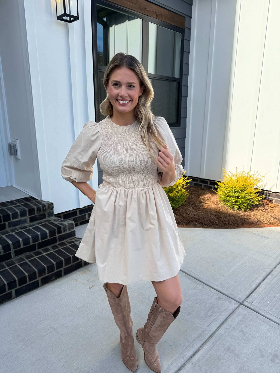 In The Beginning - Arron Smocked Dress