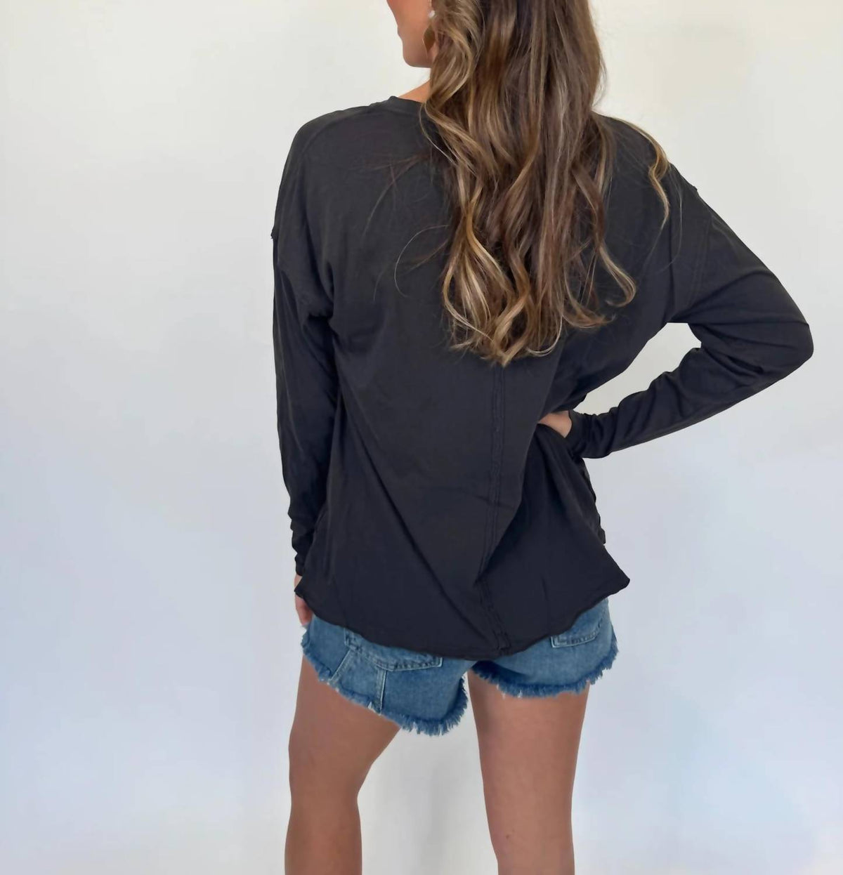 Free People - Nina Long Sleeve Tee